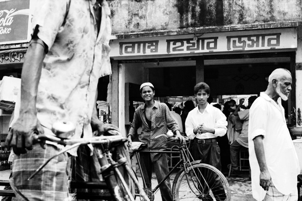 Two bikes in Dhaka, Bangladesh 1991