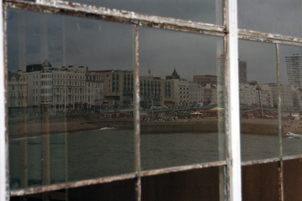 Brighton reflected from Brighton pier