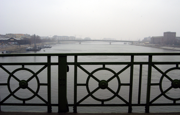 Rivets on Liberty Bridge. Budapest 2004