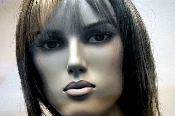 Mannequin head, Venice, Italy 2006