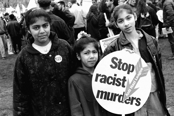 Young protestors. London 1983
