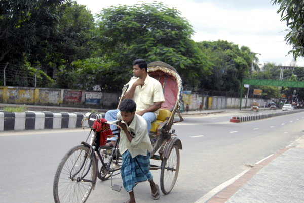 Rickshaw ride. Bangladesh 2008