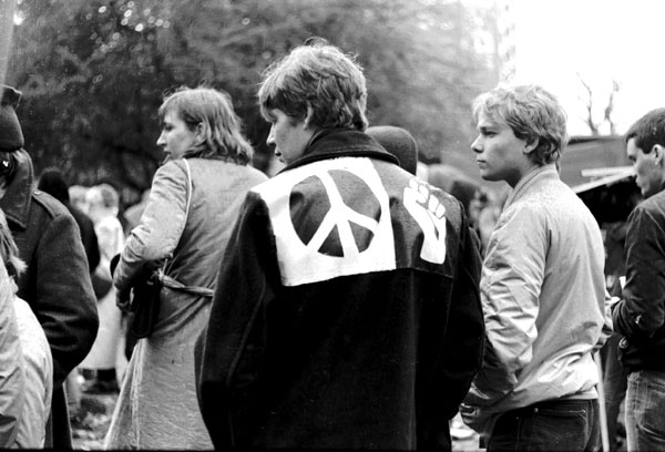 Liverpool protest (CND). Early 1980's.