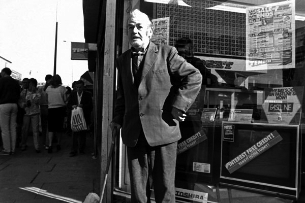 Man on Bethnal Green Road, c. 1998