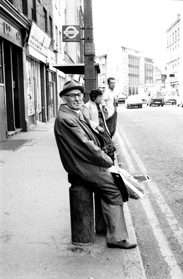 Man with a hat, Commercial Street Lonod c.1992