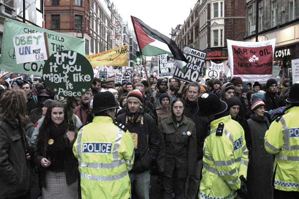 Anti-War demonstration, Central London 2002