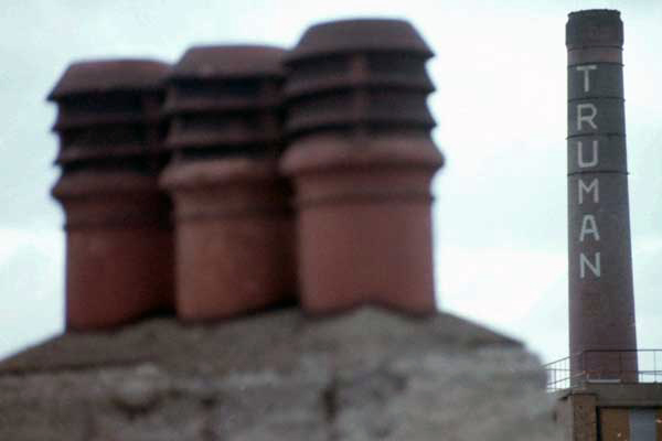 Chimneys in Spitalfields, 1998