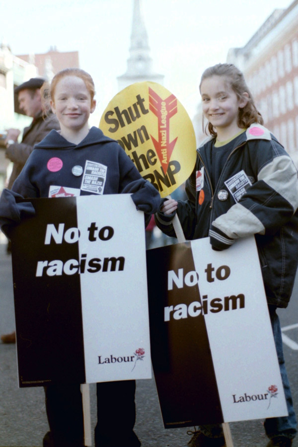 Anti Racist prtest, Spitalfields 1994