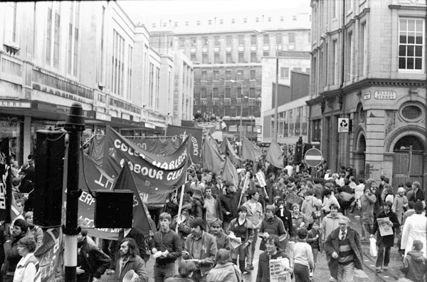 March Against unemployment. Liverpool early 1980s
