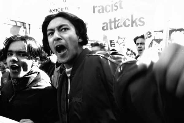 Anti Racist TUC Demo. Whitechapel 1994