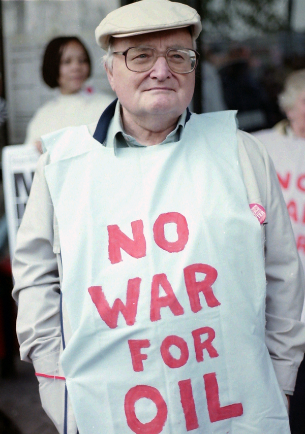 Anti war protester 2002