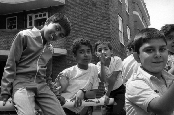Children on the Chicksand Estate, Spitalfields c.1984