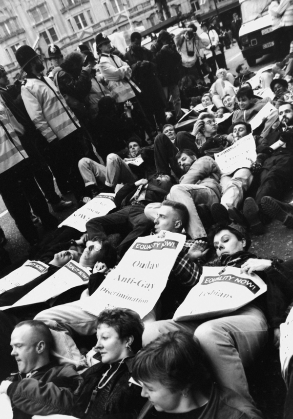 'Outrage' protest 1992