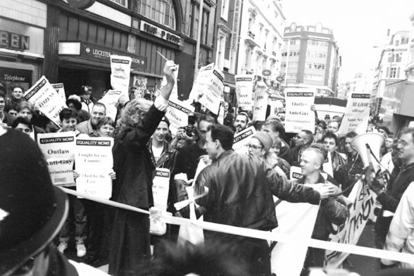 'Outrage' protest 1992