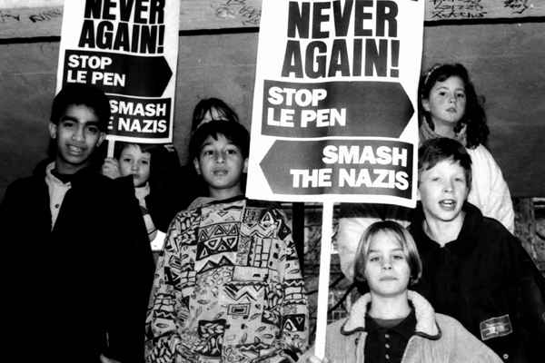 Tower Hamlets Le Pen protest 1991