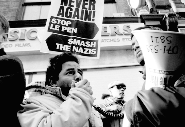 Tower Hamlets Le Pen protest 1991