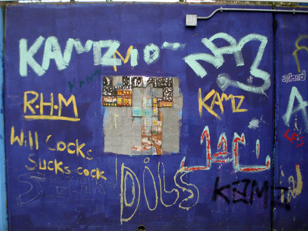 A playground Wall in Polar East London 2006