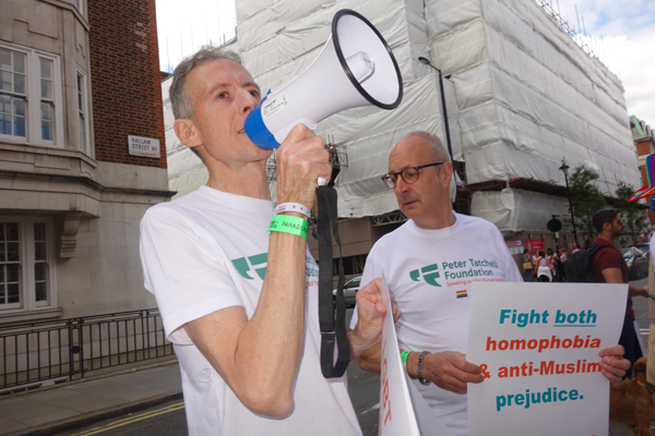Human Rights Campaigner, Peter Tatchell at London Pride 2016