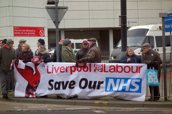 Save Our NHS, Liverpool 2017