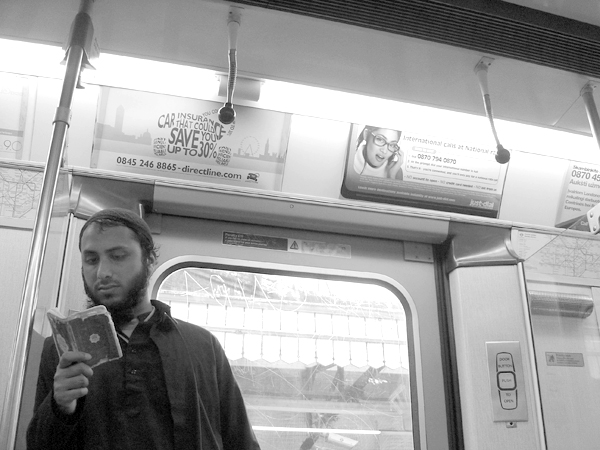 Reading on the London Underground 2004