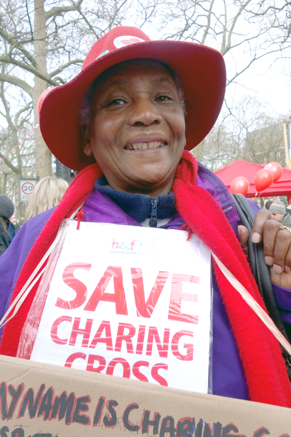 Save the NHS. London March 2017