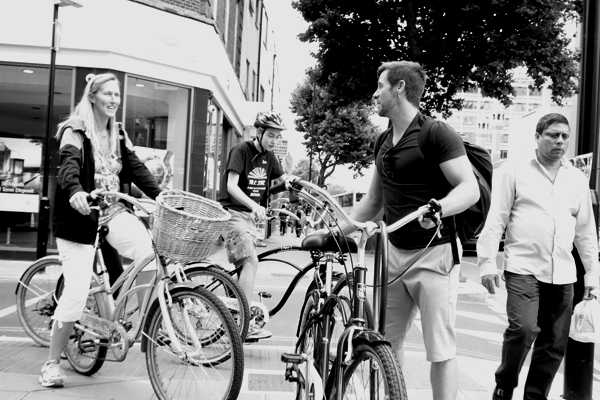 Bicycles. Whitechapel, London 2015.
