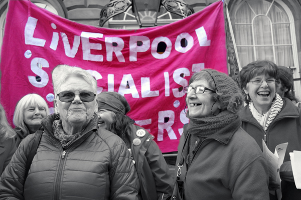Liverpool Socialist Singers entertained the crowd. Liverpool 2017.
