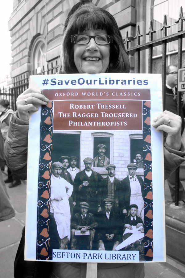 "Save Our Libraries'. Liverpool 2017.