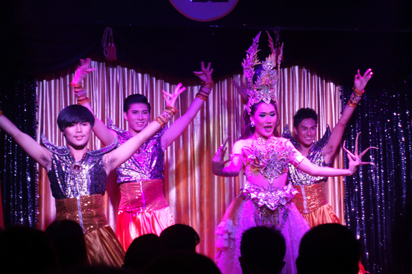 The show. The Ram Cabaret bar, Chaing Mai Thailand 2017.