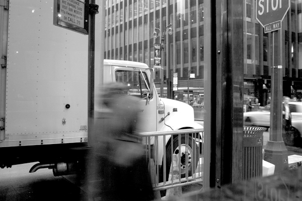 Through the window. New York 2005.