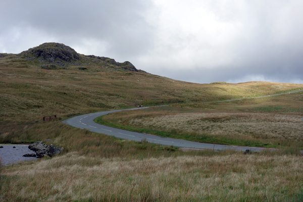 Winding road. Snowdonia, Wales 2016.