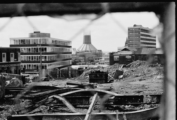 Catholic Cathedreal from a distance. Liverpool 1979.