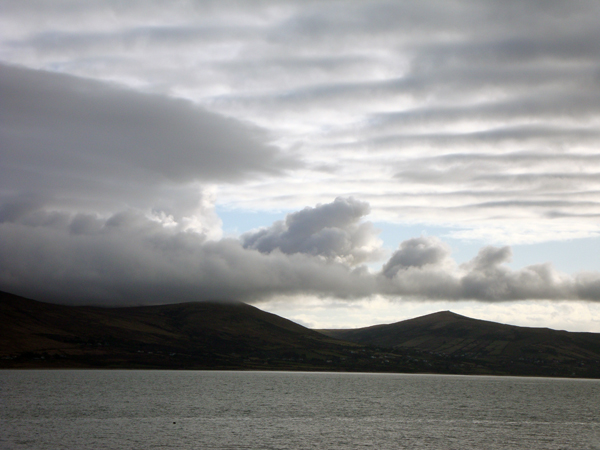 Clouds and the sea in Kerry. Ireland 2010.