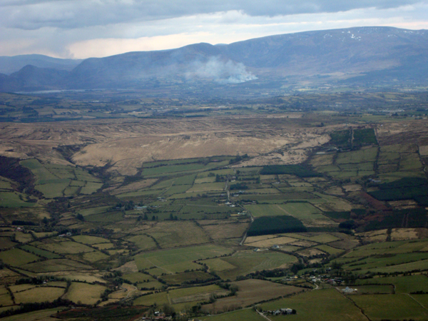 Kerry from the air. Ireland 2010.