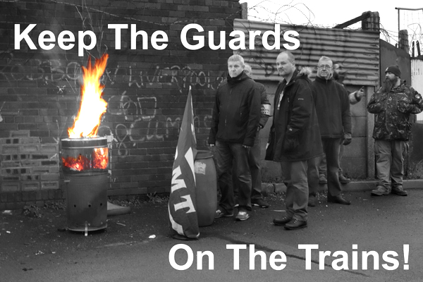 Keep the guards on the trains. Kirkdale in Liverpool December 2017. 