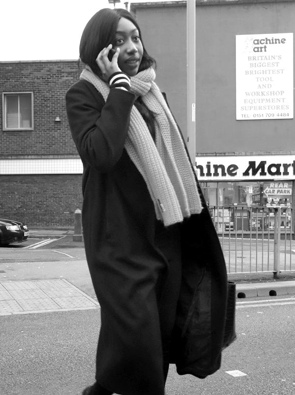 On the phone. Liverpool, March 5th 2018.