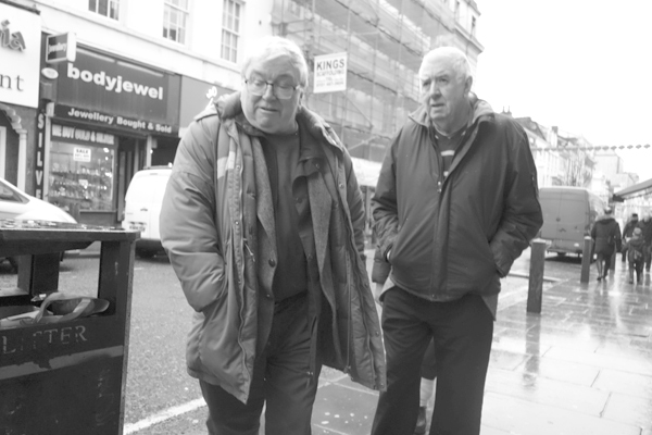 Two men. Bold Street, Liverpool 2017